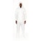 International Enviroguard Disposable Coverallss, Hooded Coverall, M, Microporous Fabric, Elastic Wrist, Attached Boots Ankle CE8019CI-M - alternate 1