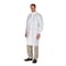 International Enviroguard Disposable Frock, Fabric, Snaps Closure, White, M, 50 PK CE11026CIS-M - alternate 1