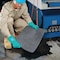 Pig Sorbent Pad, 11 gal, 15 in x 20 in, Universal, Gray, Polypropylene MAT170 - alternate 2