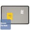 Quartet Fabric Bulletin Board 3 x 4 ft., Gray 7694G - alternate 2