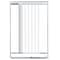 Quartet In/Out Board, Steel, 34 in, 23 in, Aluminum Frame, White/Gray, Gloss 33705 - alternate 3