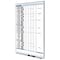 Quartet In/Out Board, Steel, 34 in, 23 in, Aluminum Frame, White/Gray, Gloss 33705 - alternate 6