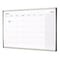 Quartet Calendar Planning Board, Steel, 18 in, 30 in, Aluminum/Plastic Frame, White, Gloss ARCCP3018 - alternate 3