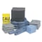 Pig Spill Kit Refill, 17 gal Volume Absorbed per Kit, Not Applicable Capacity, Box, Blue/Gray, 160 RFL228 - alternate 1