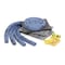 Pig Spill Kit Refill, 12 gal Volume Absorbed per Kit, Not Applicable Capacity, Box, Blue/Gray, 34 KITR211 - alternate 1