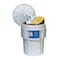 Pig Spill Kit, 39 gal Volume Absorbed per Kit, 65 gal Capacity, Drum, White, 136 KIT243 - alternate 1