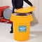 Pig Spill Kit, 39 gal Volume Absorbed per Kit, 55 gal Capacity, Can, Yellow, 136 KIT2500 - alternate 2
