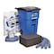 Pig Spill Kit, 37 gal Volume Absorbed per Kit, 50 gal Capacity, Can, Blue, 92 KIT259 - alternate 3
