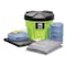 Pig Spill Kit, 12 gal Volume Absorbed per Kit, 20 gal Capacity, Drum, Green, 35 KIT264 - alternate 2