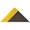 Notrax Antifatigue Mat, 75 ft. L x 3 ft. W, 9/16" Thickness, Nitrile Rubber, Diamond Plate, Black/Yellow 490R3675YB - alternate 1