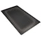 Notrax Antifatigue Mat, 5 ft. L x 3 ft. W, 1" Thickness, Nitrile Rubber, Diamond Plate, Black 990 - alternate 3
