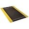 Notrax Antifatigue Mat, 5 ft. L x 3 ft. W, 1" Thickness, Nitrile Rubber, Diamond Plate, Black/Yellow 990 - alternate 2
