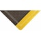 Notrax Antifatigue Mat, 5 ft. L x 3 ft. W, 1" Thickness, Nitrile Rubber, Diamond Plate, Black/Yellow 990 - alternate 1