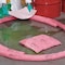 Pig Sorbent Pillow, 10 gal, 16 in x 17 in, Harsh Chemicals, Pink, 10 PK HR7015 - alternate 2