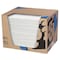 Pig Sorbent Pad, 22 gal, 15 in x 20 in, Oil, White, 200 PK MAT485 - alternate 1