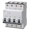Siemens Circuit Breaker, 5SY6 Series, 4A, 3+N Pole, 400V AC, 6kA at 400V AC, C Curve 5SY66047 - alternate 1