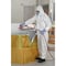 3M Hooded Disposable Coveralls, M, White, Microporous Laminate 4510-M - alternate 5