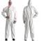 3M Hooded Disposable Coveralls, M, White, Microporous Laminate 4510-M - alternate 1