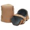 Kraft Tool Thick Felt Leather Knee Pads, 1", PR1 WL088 - alternate 1