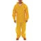 Tingley Rain Suit, Heavy Duty PVC, 10.5 mil Thick, Snap-On (Included), Yellow, M S56307 MD - alternate 1