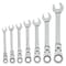 Craftsman Flexible Head Combination Wrench Set, Polished Chrome CMMT87010 - alternate 1