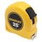Stanley 25 ft Tape Measure, 1 in Blade, Stud Markings, True-Zero Hook, ABS Plastic Case, Yellow 30-455 - alternate 1