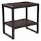 Flash Furniture Rectangle End Table, 23.5" W, 15.75" L, 24" H, Laminate, Wood Grain NAN-JH-1733-GG - alternate 1