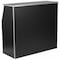 Flash Furniture Foldable Bar, 4ft., Black, 47.75" W, 19.5" L, 42.75" H, Laminate Top, Black XA-BAR-48-BK-GG - alternate 1