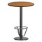 Flash Furniture Round Laminate Table, Laminate, Wood Grain XU-RD-30-NATTB-TR18B-3CFR-GG - alternate 1