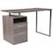 Flash Furniture Computer Desk Computer Desk, 2 Drawers, Light Ash Wood, 23-1/2" D X 30-1/2" H, 47" W X Light Ash NAN-JN-2634-GG - alternate 1