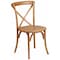 Flash Furniture Hercules Chair, Wood Back, 20-1/4 in W 23-1/4" L 35" H XU-X-OAK-GG - alternate 1