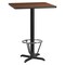 Flash Furniture Square Laminate Table, Laminate, Wood Grain XU-WALTB-2424-T2222B-3CFR-GG - alternate 1