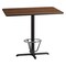 Flash Furniture Rectangle Laminate Table, Laminate, Wood Grain XU-WALTB-3048-T2230B-3CFR-GG - alternate 1