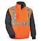 Ergodyne 3-in-1 Jacket/Vest, 300D Oxford Polyester, Class 2 Type R, Hi-Viz Orange, M 8287 - alternate 1