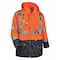Ergodyne Hi-Vis Jacket, 300D Oxford Polyester Outer Shel, Class 3 Type R, Orange/Black, M 8386 - alternate 1