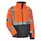 Ergodyne Quilted Bomber Jacket, 300D Oxford Polyester, Class 3 Type R, Hi-Viz Orange, S 8377 - alternate 1