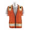 Deltaplus Surveyor Vest, Deluxe, Orange, 4X 62398 - alternate 1