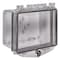 Safety Technology International Enclosure, Polycarbonate, Surface Mount, 10 in W x 5 1/4 in H x 10 in D, Clear STI-7510A - alternate 1