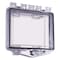 Safety Technology International Enclosure, Polycarbonate, Surface Mount, 10 in W x 3 1/4 in H x 10 in D, Clear STI-7510F - alternate 1