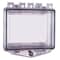 Safety Technology International Enclosure, Polycarbonate, Flush Mount, 10 in W x 3 1/2 in H x 10 in D, Clear STI-7510C - alternate 1