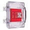 Safety Technology International Strobe Damage Stopper Cover, Polycarbonate, Surface Mount, 6 1/2 in W x 8 1/2 in H x 3 1/2 in D STI-1221B - alternate 1