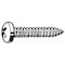 Zoro Select Sheet Metal Screw, No. 8 x 1-1/2 in, Plain 18-8 Stainless Steel Pan Head Phillips Drive, 100 PK U51660.016.0150 - alternate 1