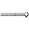 Zoro Select #10-24 x 6 in Slotted Round Machine Screw, Zinc Plated Steel, 100 PK U24210.019.0600 - alternate 1