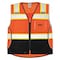 Kishigo Medium Men's Safety Vest, Orange 1516-M - alternate 1