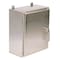 Wiegmann 3 Point Latch with Padlock Handle Electrical Enclosures, 24 in H, 12 in D, 24 in W, 12, 3R, 4, 4X SSN42424123PT - alternate 1