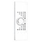 Cadet Electric Baseboard Heater Thermostat, 2 Poles, White, Powder Coated White Paint, 120/208/240V EBKNW - alternate 1
