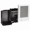 Cadet Recessed Electric Wall-Mount Heater, Recessed, 1000/750W W, 240/208V AC, White CSC102TW - alternate 4