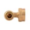 Sharkbite Push-Fit Elbow Fitting, 1/4 in x 3/4 in GHT Tube Size, Brass, Brass U2276LF - alternate 5