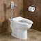 American Standard Toilet Bowl, 1.28 to 1.6 gpf, Flushometer, Floor Mount, Elongated, White 2599001.020 - alternate 2