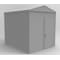 Porta-King Steel Outdoor Storage Building, Gray ES810SS - alternate 2